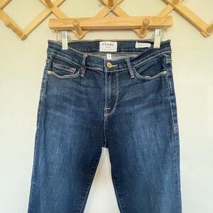 Frame Denim Women's Deep Blue Skinny Jeans